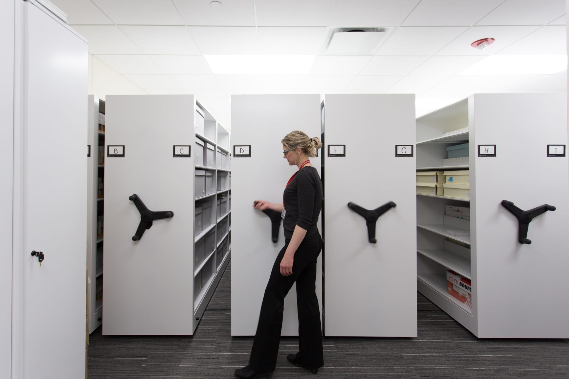 Harper College Archives Storage