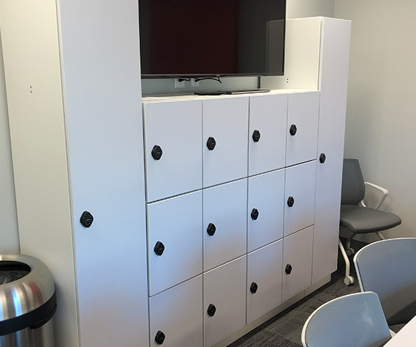 medical personal locker storage